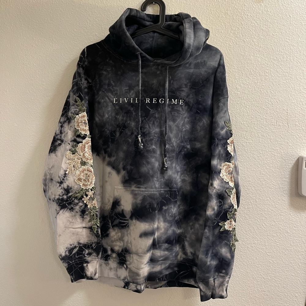 Civil Regime flower hoodie